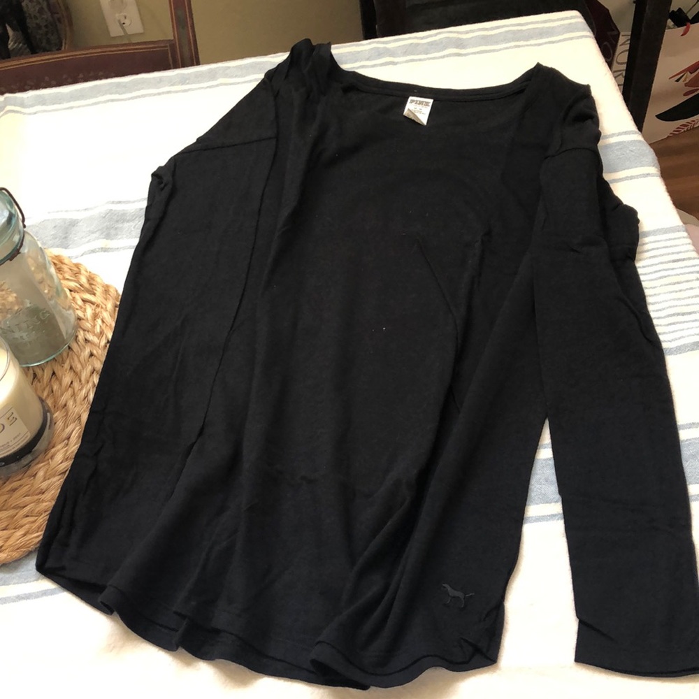 VS Pink -Black Long Sleeve - Size Medium
